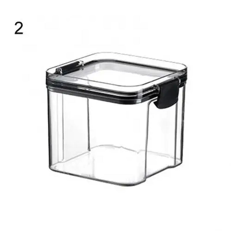 Multipurpose Food Storage Containers Set - Clear Jars with Lids for Cereal, Candy, and Dry Goods